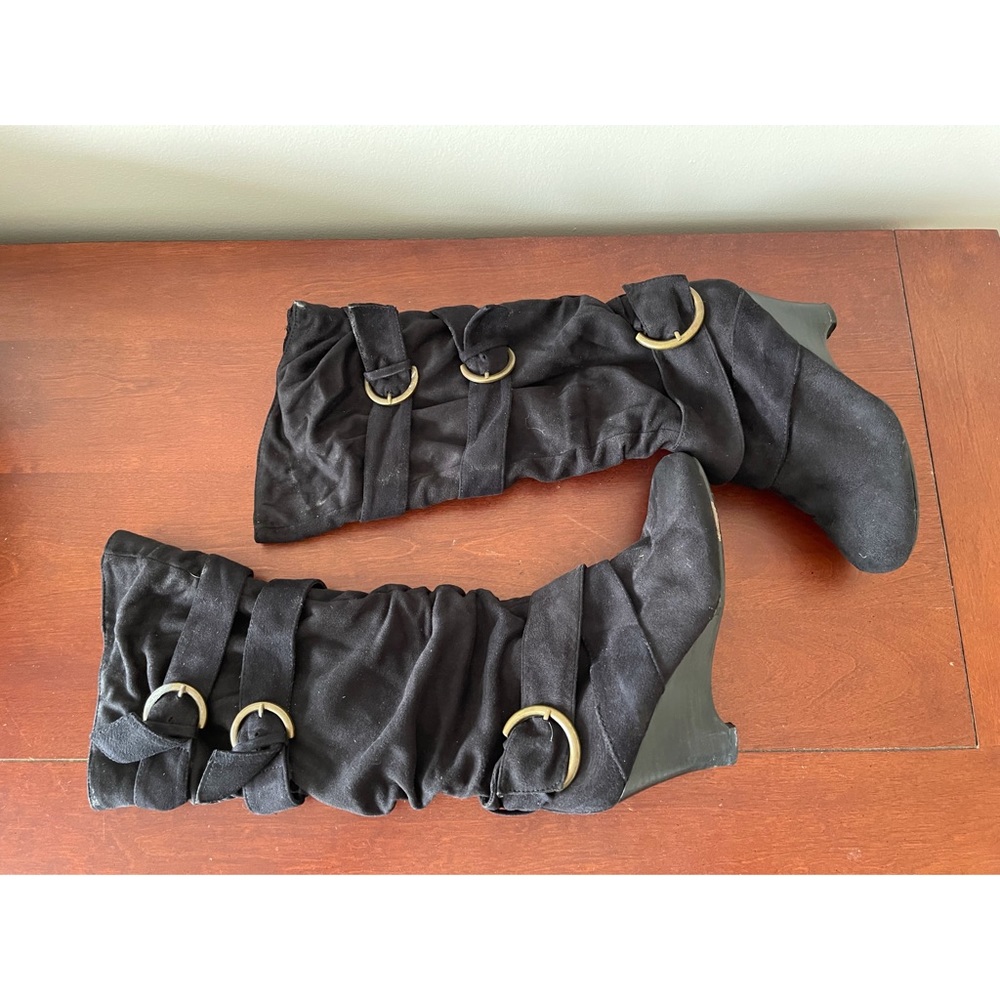 Not Rated Faux Suede Slouch Boots